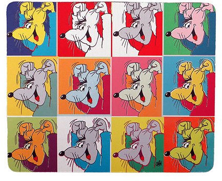 Mauspad Uli Stein Pop Art Multi-Maus
