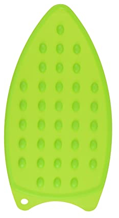 sourcing map Tappetino in ferro in silicone, tappetino multiuso resistente al caldo per asse da stiro, tappetino compatto resistente al calore, colore: verde