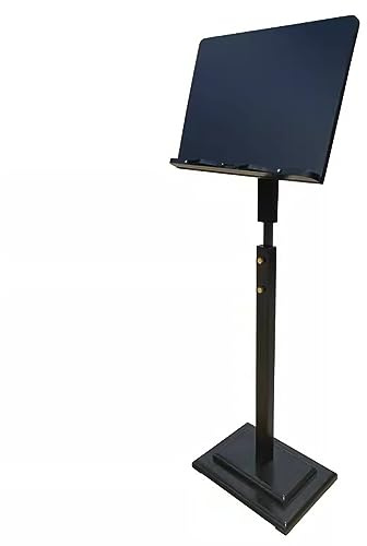 Notenständer Aus Bambus, Winkel Höhenverstellbar, Für Dirigenten, Bühne, Theater, Vorträge, Schwarz
