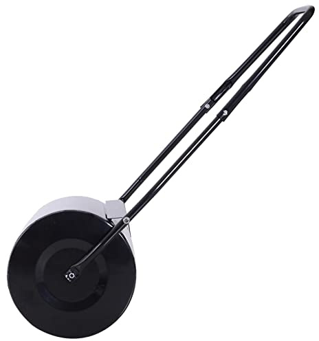 Remolque resistente detrás del rodillo de césped para aplanar el césped, ideal para compactar el césped al aire libre y el suelo