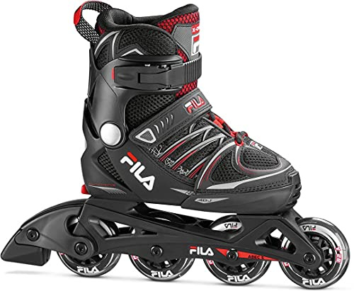 FILA SKATES 010620140 X-ONE Inline skate Kid BLACK/RED Size EU M 32-35