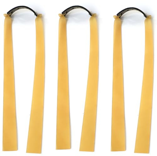 RALSPEC Lot de 3 bandes de rechange plates UK pour lance-pierre 1,5 mm en latex naturel catapultes pour adultes