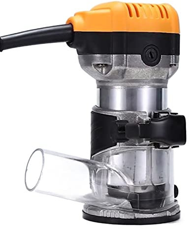 Fresadora de Madera Rebajadora Eléctrica, Enrutador de inmersión, Base de aleación de aluminio, aspiradora, máquina recortadora, Base de baquelita, fresadora, máquina ranuradora for carpintería, cubie