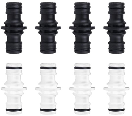 AIRTILY 8 Piezas De Adaptador De Tubo De Agua, Junta De Plástico, Conexión Rápida De Tubo De Agua, Ruta De Tubo De Agua.