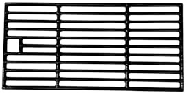 Cook'in Garden - Grille pour barbecue en fonte émaillée, 41,5 x 20 cm, Idéal Cuisson Viandes, Poissons et Légumes, Résistance hautes températures, Lavable au lave-vaiselle, Compatibilité Multi-marques
