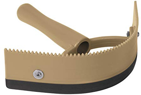 Weaver Leather Sweat Scraper/Coarse Curry Combo, Black/Tan