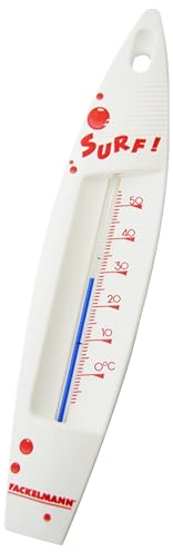 Fackelmann 16377 Badethermometer aus Kunststoff, 19 cm