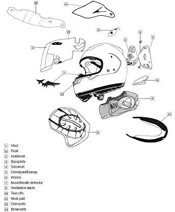 ARAI Pantalla de Casco de Moto Vas Pedrosa Samurai
