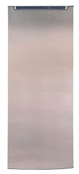 Frigidaire Upright Freezer, 6.5 cu. ft., Deep Freeze, Vinyl Coated Metal with Wire Shelving, Compact for Kitchen, RV, Dorm, Cabin, and Trailer, Platinum Design Series, Silver - 21D x 23W x 56H