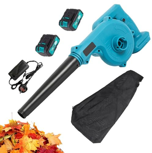 Souffleur et aspirateur sans Fil,Souffleur de Feuilles électrique 2 en 1 - Aspirateur Multifonctionnel pour éliminer la poussière et Entretenir Le Jardin