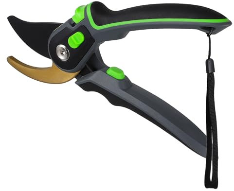 SUPVOX Forbici Da Potatura 2 in 1 Per Giardino in Acciaio Sk5 Con Rivestimento Antiaderente Facili Da Usare Sicure E Comode Per Alberi Arbusti E Fiori.