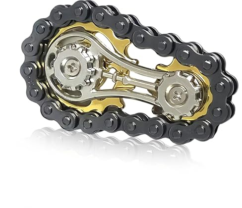 Fidget Toys, Getriebe Design für Stressabbau, Premium Kette Slider, Kompaktes Getriebe Chain Toy für Büro und Schule, Antistress Spielzeug Finger Entspannung Toy für Erwachsene und Kinde