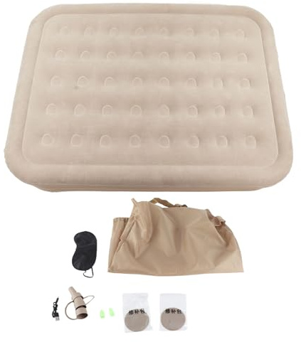 Materasso ad aria doppio alto Materasso gonfiabile a prova di umidità con pompa incorporata Cuscino d'aria Letto Tenda da campeggio esterna Materassi 197x150x40 cm