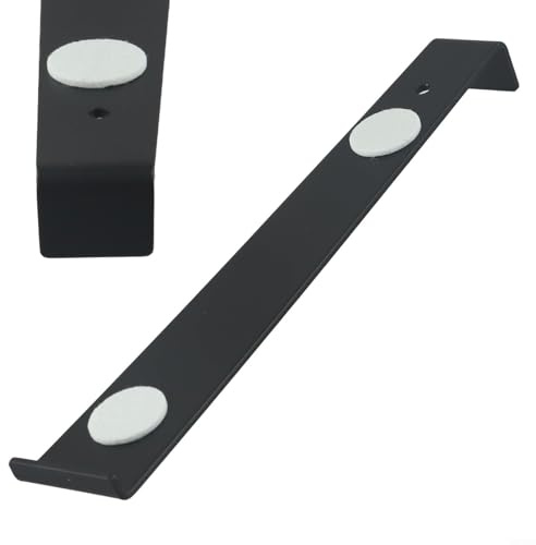 Honseadek Herramienta de instalación de suelos de madera, barra de tracción resistente para tablones de vinilo laminado, sellado de juntas de suelo de madera dura en espacios reducidos, acero negro (S