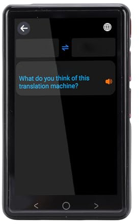 Zhjvihx Traduttore Linguistico AI, Risposta Rapida in 0,5 Secondi, Precisione del 98%, Traduzione Vocale, Interpretazione Simultanea di Testi Fotografici Online Offline, con Touch