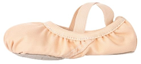 Tancefair Balettskor Canvas Balett Dansskor Balett Flats Split Lädersula Gymnastik Dans Yoga Skor för småbarn Flickor Kvinnor