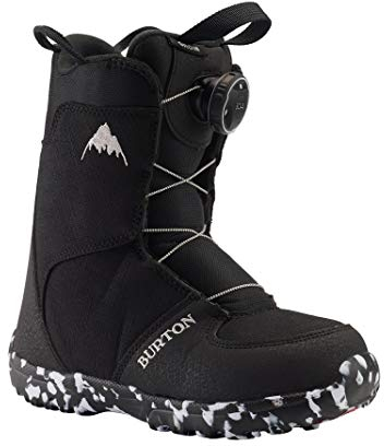 Burton Kinder Grom Boa Snowboard Boot, Black, 13C