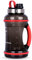 FORWEWAY 2,2L / 3,2L Große Sport Trinkflasche Motivation Wasserflasche mit Weicher Gummi Griff BPA-frei Auslaufsicher Edelstahldeckel Großer Flaschenmund (2,2l Schwarz)