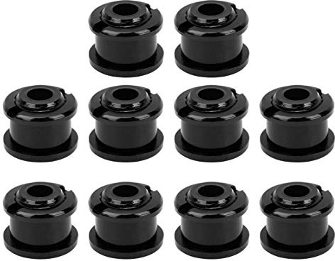 Keenso Set di bulloni per corone, 10 Pezzi Bulloni per corone a velocità Singola in Lega di Alluminio da 4,9 mm Bulloni per corone per Bicicletta da Mountain Viti per Corona