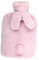 Wärmflasche,Wärmflasche mit bezug,Auslaufsicher 2L Groß Wärmflaschen,Cartoon-Kaninchenform,Geruchlos PVC Wasser Tasche, ideal für Schmerzlinderung (Rosa)