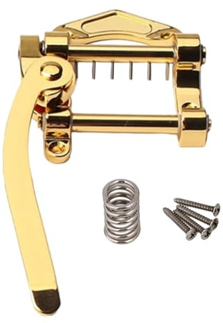 TUXCAXI Unidad de trémolo compacta para guitarra eléctrica con vibrato de minicordal de controlabilidad, fácil de instalar. El Para sistema de trémolo es
