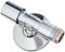 GROHE Universal Eckventil mit Quetschverschraubung (mit ergonomischem Metallgriff, selbstdichtendes Anschlussgewinde, Wandanschluss 1/2 Zoll mit Schubrosette, Abgang 3/8 Zoll), chrom, 22039000