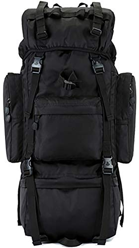 Interner Rahmen Trekking Rucksäcke Mit Regenschutz, 100l Militärische Taktischer Wasserdicht Wanderrucksack Gepäckbeutel-a 100l