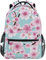 Mnsruu Sac à Dos d'école de Fleurs de Cerisier Rose pour Sac de Voyage pour Enfant de Filles, garçon, Taille unique
