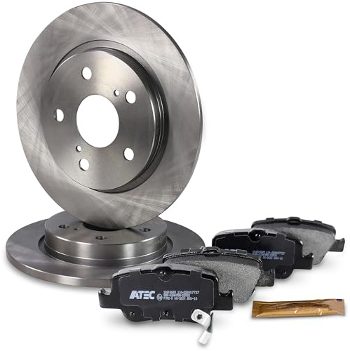 ATEC GERMANY Juego de frenos eje trasero incl. discos de freno Ø 270 mm completo+pastillas de freno trasero TOYOTA AURIS (_E15_), AURIS (_E18_), AURIS estate (_E18_), COROLLA notchback (_E18_, ZRE1_)