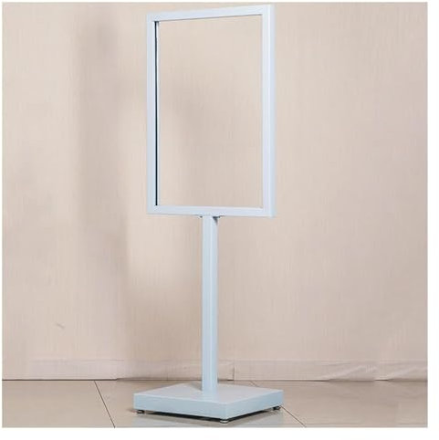 Infoständer Höhenverstellbar Ausstellungsstand-Schilderhalter, Bodenstehender Plakat-Schilderständer-Halter For Einkaufszentren, Geschäftsmessen, Büros, Plakatständer For Den Außenbereich Mit Rädern (