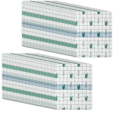 Duschpflaster 50 Stück Folienverband Duschpflaster Wasserfest 6 * 6 cm Pflaster Wasserdicht Transparent Bandage Tattoo Folie Heilung Klebebandage zum Sport Duschen Temporär Wasserdichte Wunden