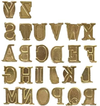 Carving Head Tools - Wood Stamping Kit, Wood Branding Tool | Copper Wood Stamping Kit, Letter Branding Iron Kit, Custom Wood Stamping Kit, Branding Letters for Embossing Wood Burning Stamps