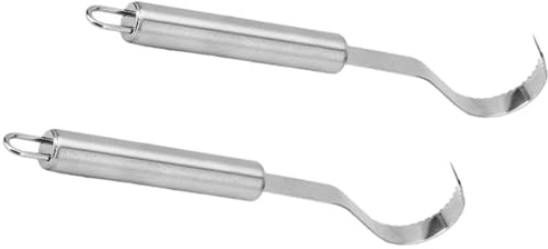 Milisten Râpe à Chocolat et Racloir à Fromage Inox 2 Pièces, Ustensiles Cuisine Ergonomiques pour Pâtisserie, Grattoirs Multifonctions Solide, Adaptés Maison et Restaurant