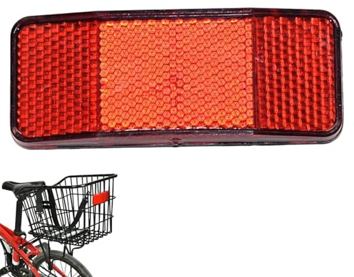 Tsawntd Cykelreflektor, skruvmontering säkerhetscykel bakljus slitstark för bak, hög synlighet reflekterande för nattridning hög synlighet bakre reflektor säkerhetsbelysning