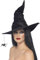 Halloween! Smiffys Hut Hexe, Schwarz, mit Spinne