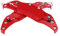 Bremssattelabdeckungen (links rechts), Qiilu Bremssattelabdeckungen, 2 Stück Auto Universal Scheibenbremssattel Gefälschte Abdeckungen Links Rechts Zubehör Refit Für Brembo(L)
