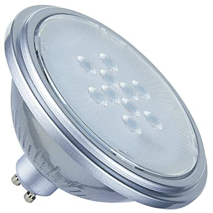 SLV LED-Lampe QPAR111 / Leuchtmittel, Lampe, LED / GU10 2700K 7.3W 500lm silber