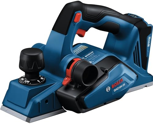 Bosch GHO18V-26N-RT 18V Brushless Lithium-Ion 3-1/4 in. Cordless Planer (Tool Only) (Renewed)