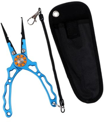 Kisangel Cortadores Alambre Pinzas Señuelos Pesca Tijeras Pesca Cortador Línea Extractor Anzuelos con Cordón