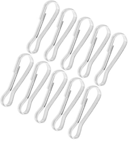 YARNOW 20stücke Edelstahl Karabinerhaken Für Vogelspielzeug Futterspender Und Haustierbedarf Vielseitige Clips Für Hängematten Tunnel Und Mehr