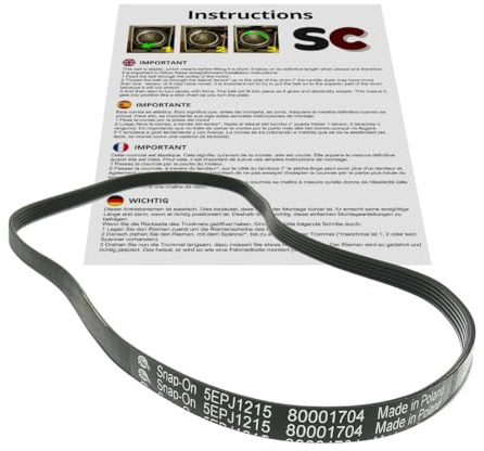 SC Solocorreas - Tvättmaskinrem 5EPJ 1215 (80001704)