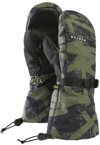 Burton Kids’ Gore-TEX Insulated Mittens – Waterproof Winter Mittens for Boys & Girls – Forest City Streets, Large
