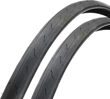 2PC 700x25c Road Bike Tire Foldable, 700/25c Lightweight Clincher, 700 25c Durable 700C Tire for Racing Commute Touring Bicycle(2)