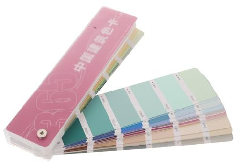 Hoement Campioni di Colori per Vernici 365 Tonalità Standard Comuni, Carta da Pittura Colorata in Cartone, Set di Campioni Standard per Vernice Adatto a Professionisti e Applicazioni
