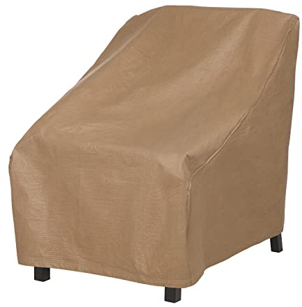 DUCKCOVERS Essential Water-Resistant 36 Inch Patio Lounge Chair Cover, Patio Furniture Covers