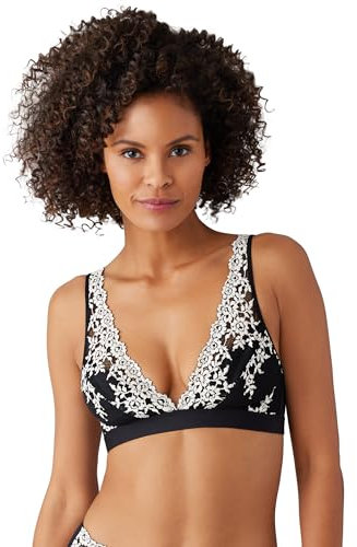 Wacoal Women's Embrace Lace Wire Free Convertible Bra, Black, 32