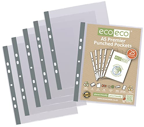 eco-eco A5 100% Recycelt Sack 25 Premier Multi Prospekthüllen