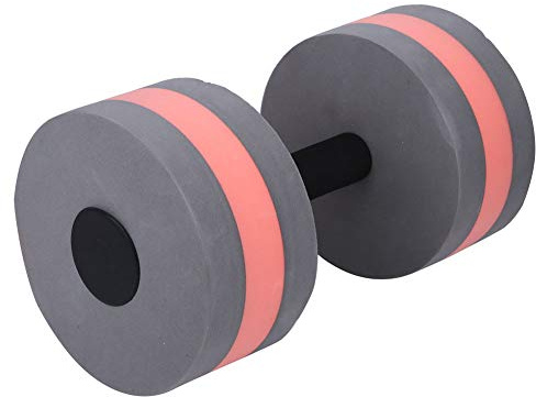 Shipenophy Mancuernas de Espuma, Mancuerna de espuma para ejercicios aeróbicos de agua, Equipo de Mancuernas flotantes de goma Adecuado, para deportes acuáticos Deporte de interior (Gray and Red)