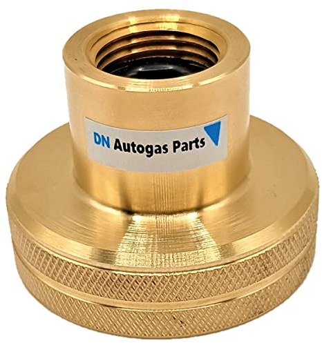 DN Autogas Parts LPG GPL European 21.8mm Gas Propane Bottle Tank Cylinder Euro Adapter To DISH