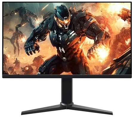 Amazon Basics Gaming-Monitor 24 Zoll (23,8 Zoll sichtbar(61 cm)), FHD 1080p, 165 Hz, VESA-kompatibel, adaptive Synchronisierung, 1 ms Reaktion, Schwarz